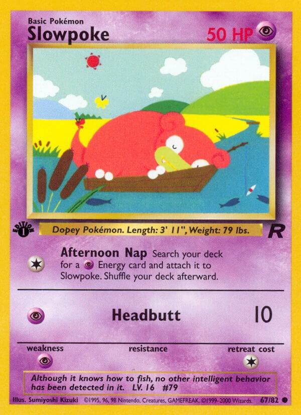 Slowpoke Unlimited Common Team Rocket 67/82 MP