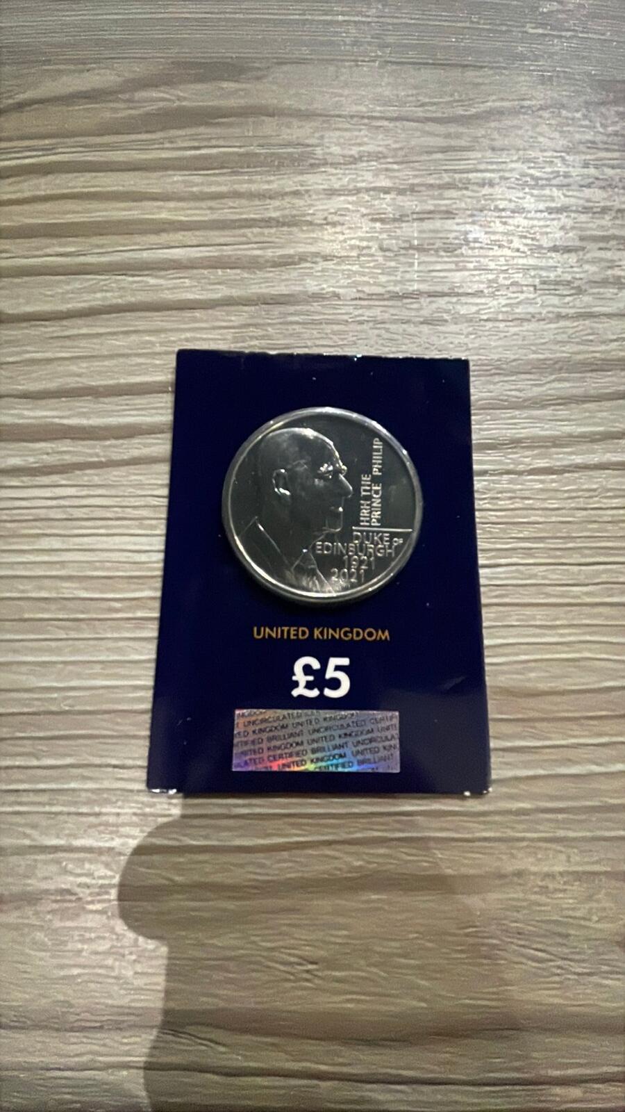 United Kingdom 2021 £5 Duke of Edinburgh Commemorative Coin