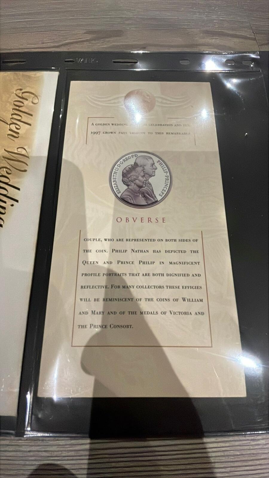 Coin Golden Wedding Anniversary 1997
