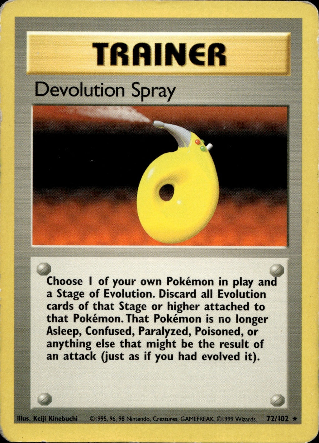 Devolution Spray Rare Base Set 072/102 LP