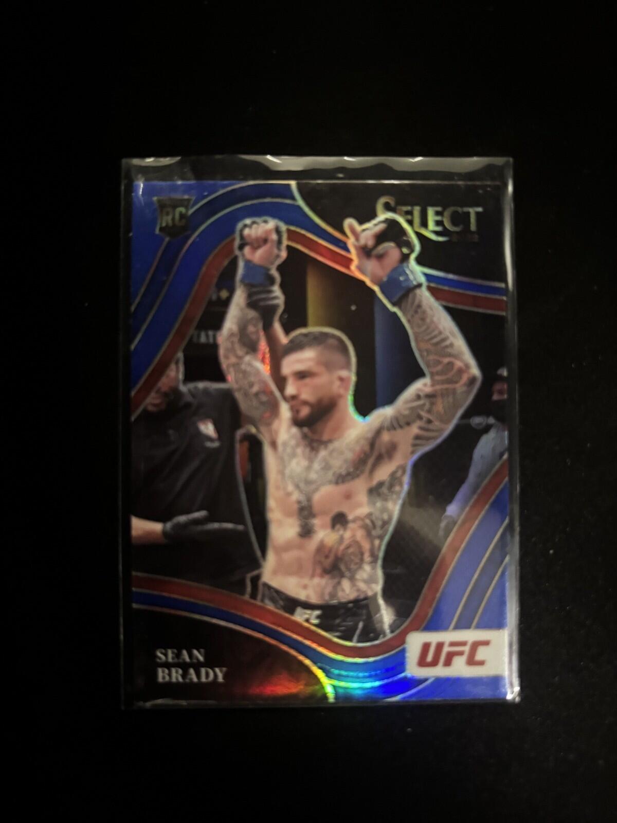 Sean Brady Blue Panini Select UFC - Blue 254 NM