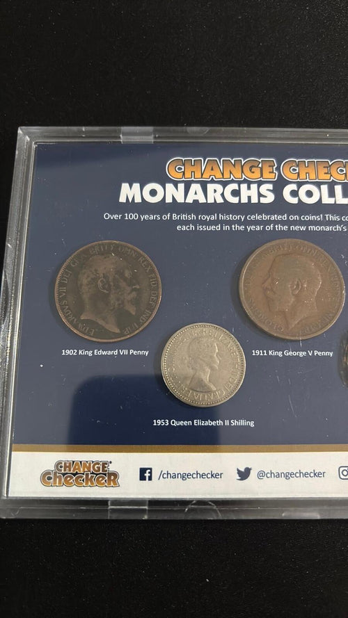Change Checker Monarchs Collection British Coins Set