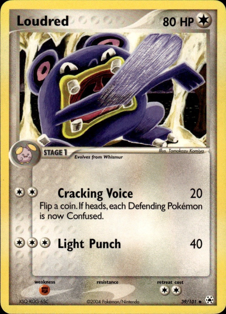 Loudred Uncommon Hidden Legends 39/101 NM