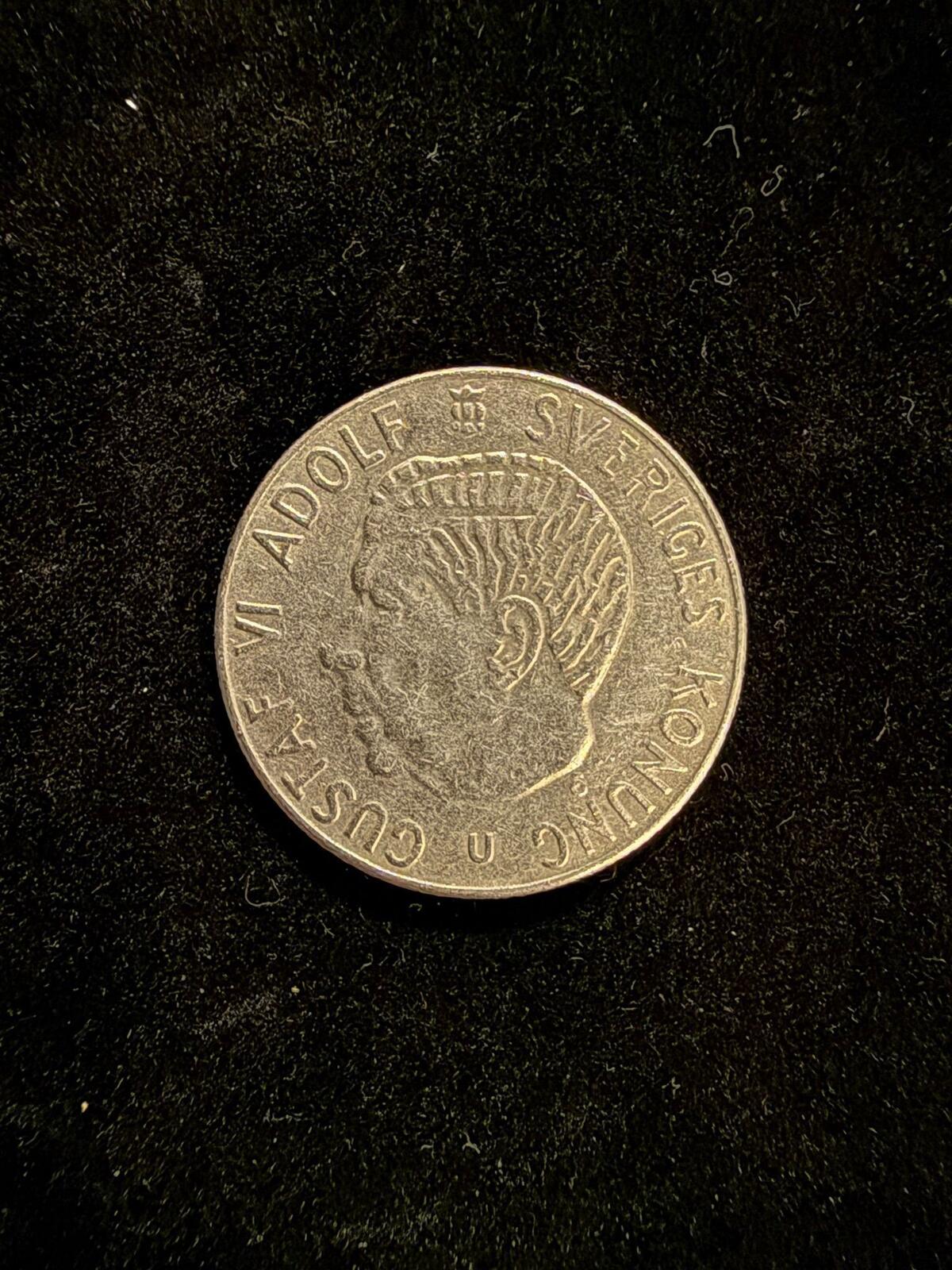 1970 Swedish 1 Krona Coin
