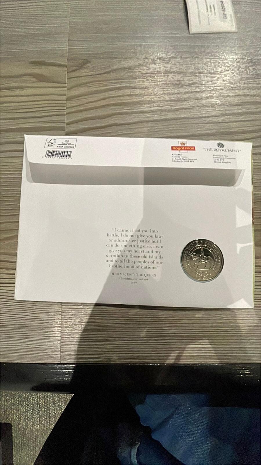Royal Mint Her Majesty The Queen's Platinum Jubilee 2022 Coin and Stamp Set