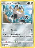 Galarian Meowth Common SWSH04: Vivid Voltage 112/185 NM