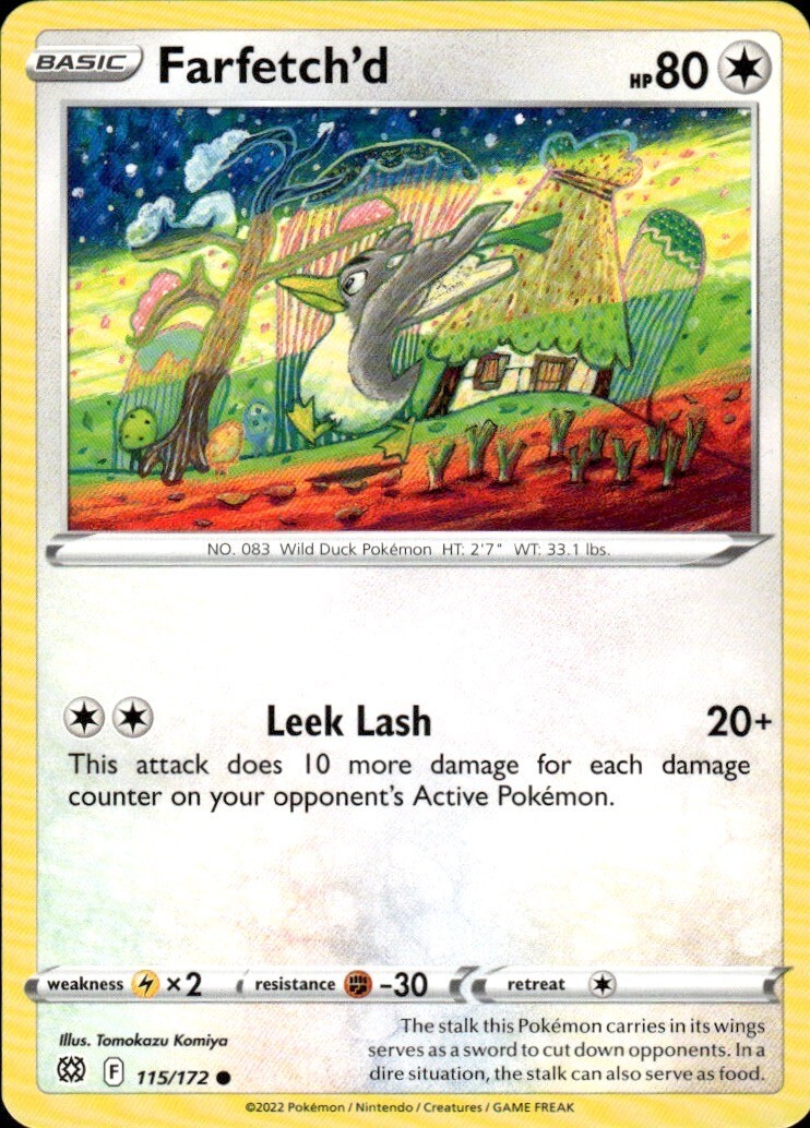 Farfetch'd Common SWSH09: Brilliant Stars 115/172 NM
