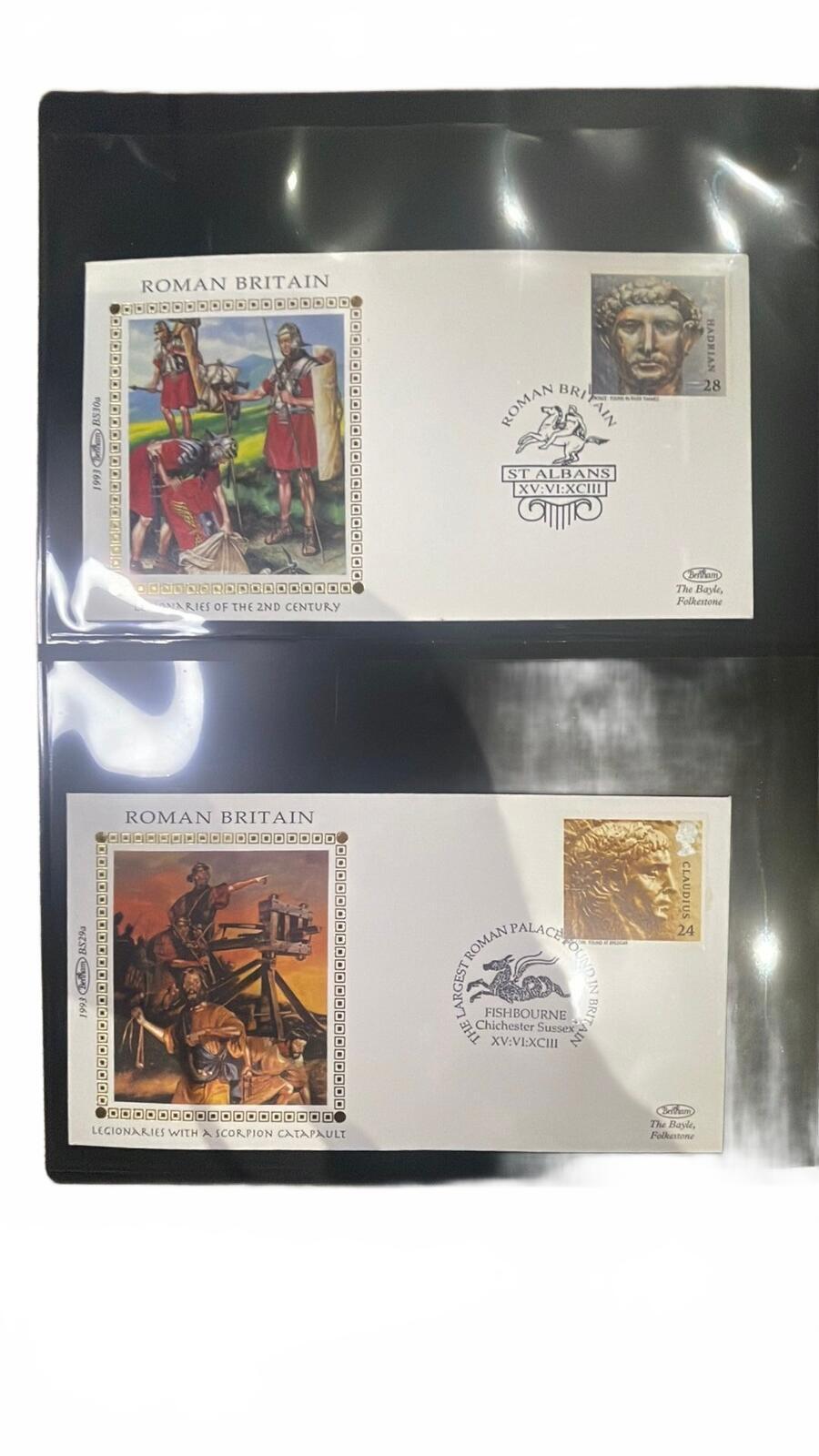 Roman Britain First Day Covers Collection
