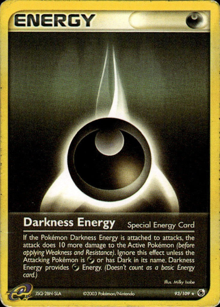 Darkness Energy (Special) Rare Ruby and Sapphire 93/109 NM