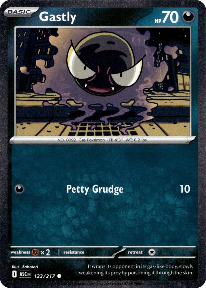 Gastly - (Cosmos Holo) Holo Common Miscellaneous Cards & Products 123/217 NM