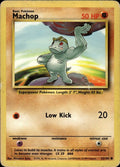Machop Common Base Set 052/102 NM
