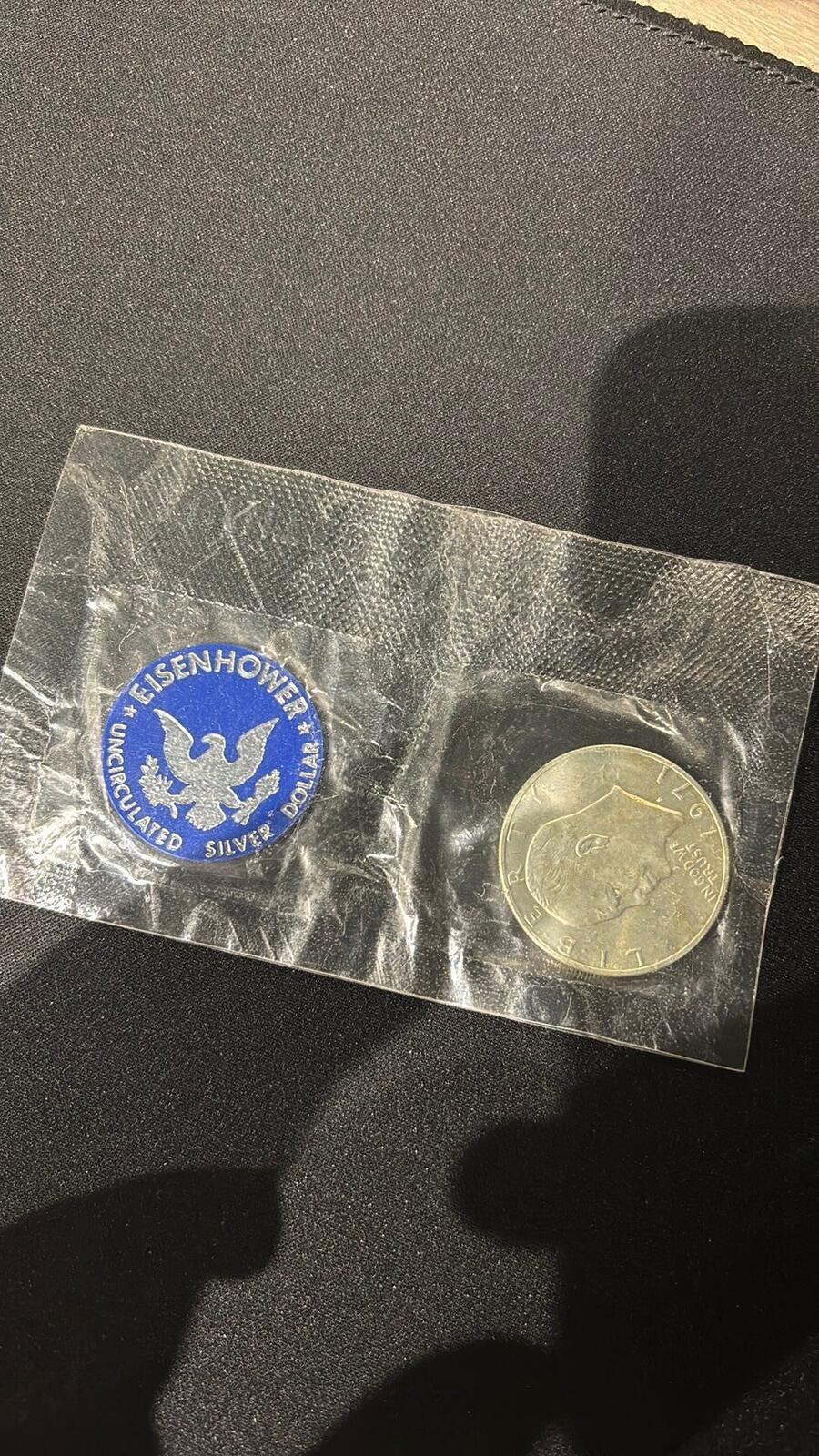 1971-S Eisenhower Uncirculated Silver Dollar Coin