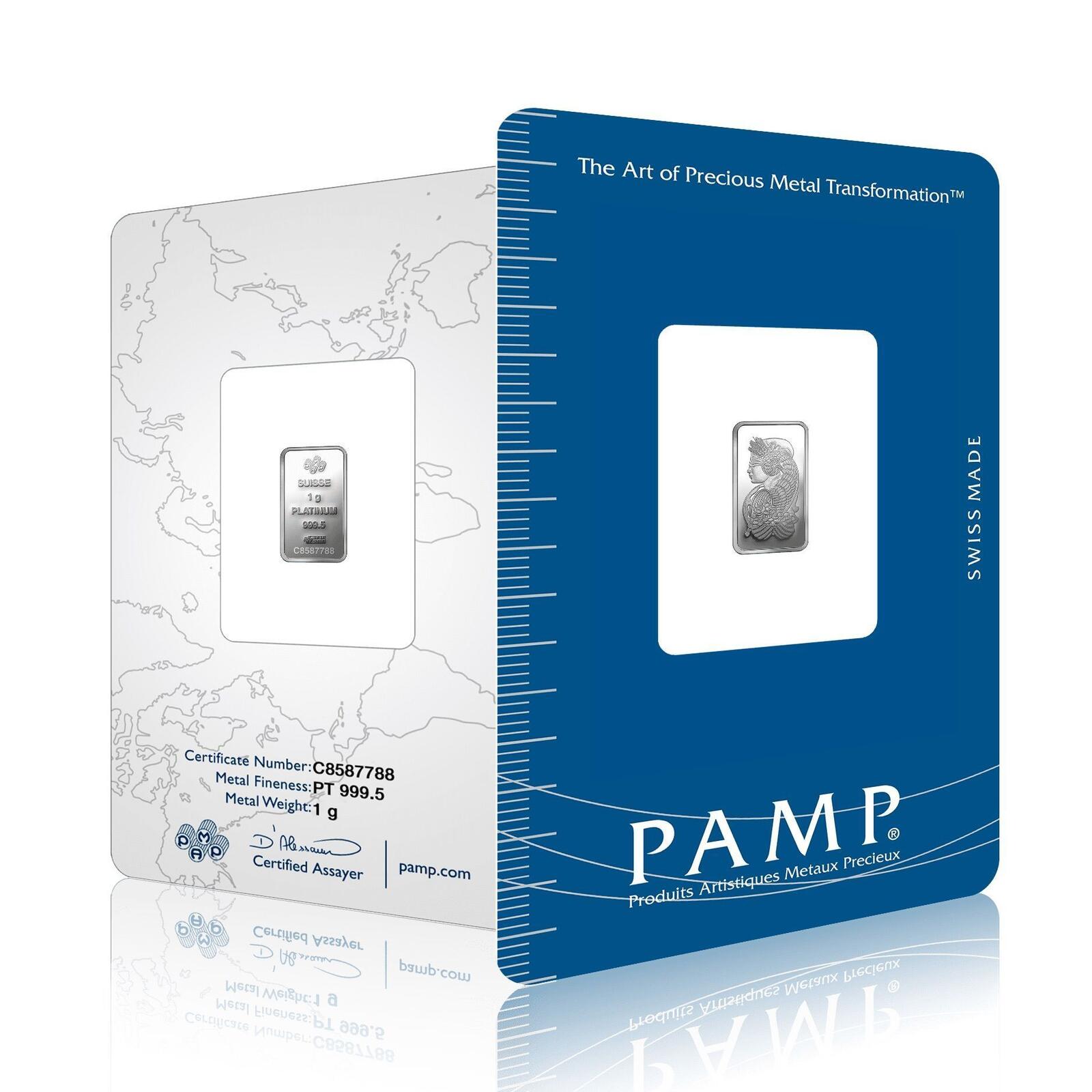 PAMP Platinum 1g Bullion Bar