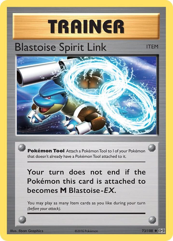Blastoise Spirit Link Uncommon XY - Evolutions 73/108 NM