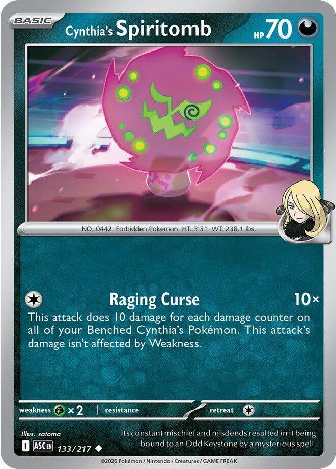 Cynthia's Spiritomb Uncommon ME: Ascended Heroes 133/217 NM