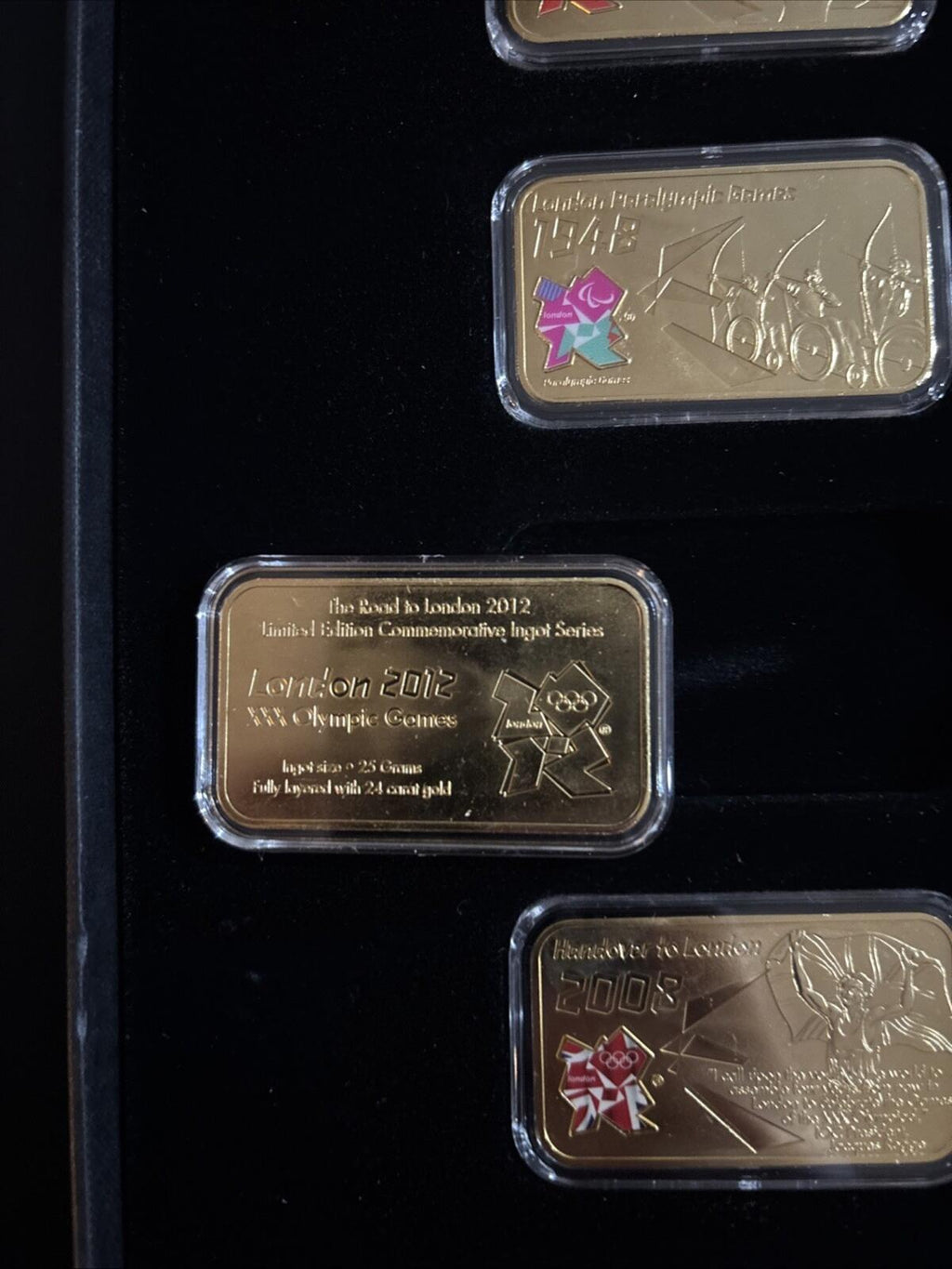 2012 Olympics Host Gold Layered Ingot 2012 London London Rare Limited edition