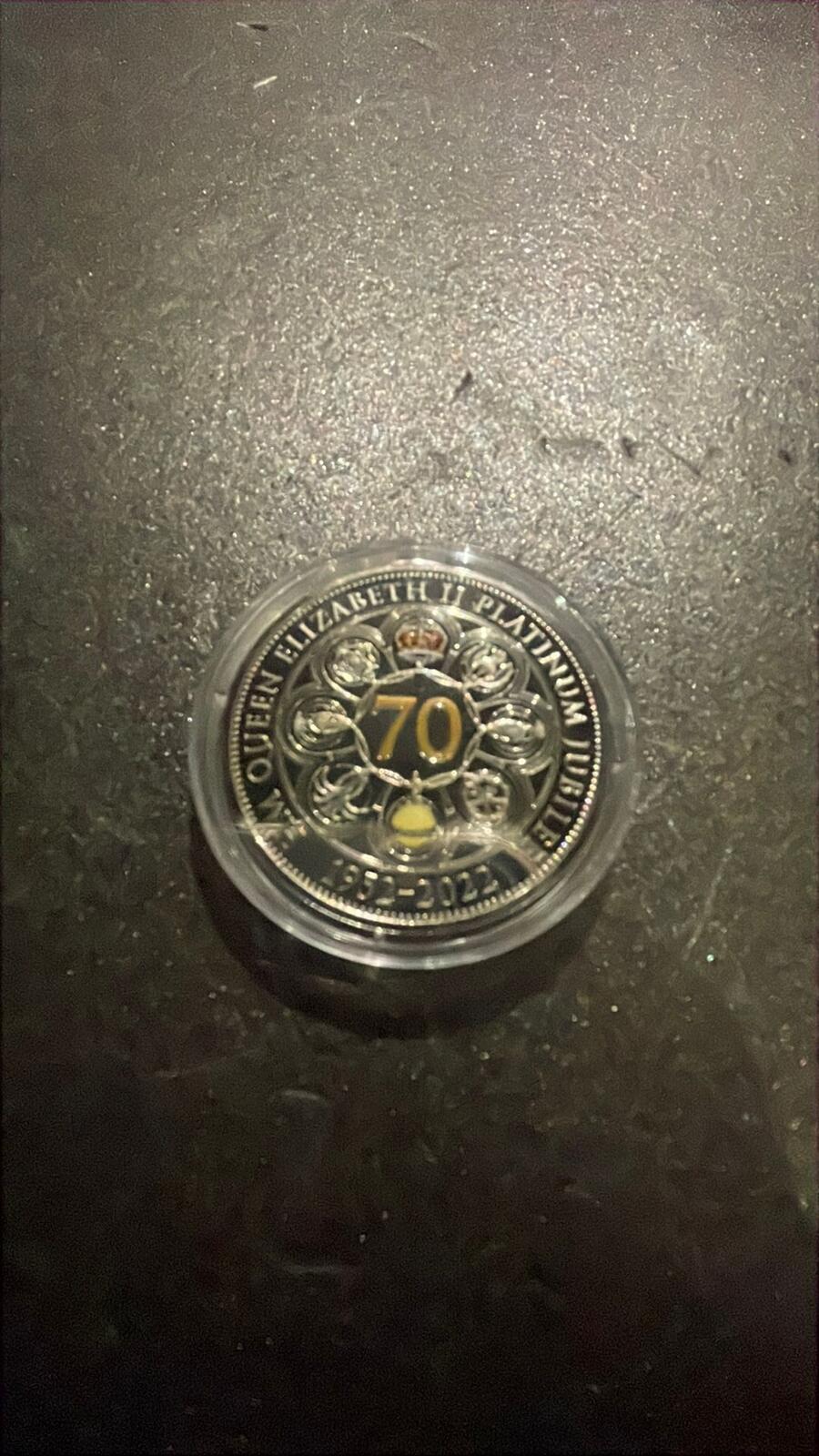 2022 The Royal Mint Queen Elizabeth II Platinum Jubilee Proof Coin