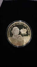 King Charles III 2023 Coronation Proof Coin 110 g Gold-Plated Copper