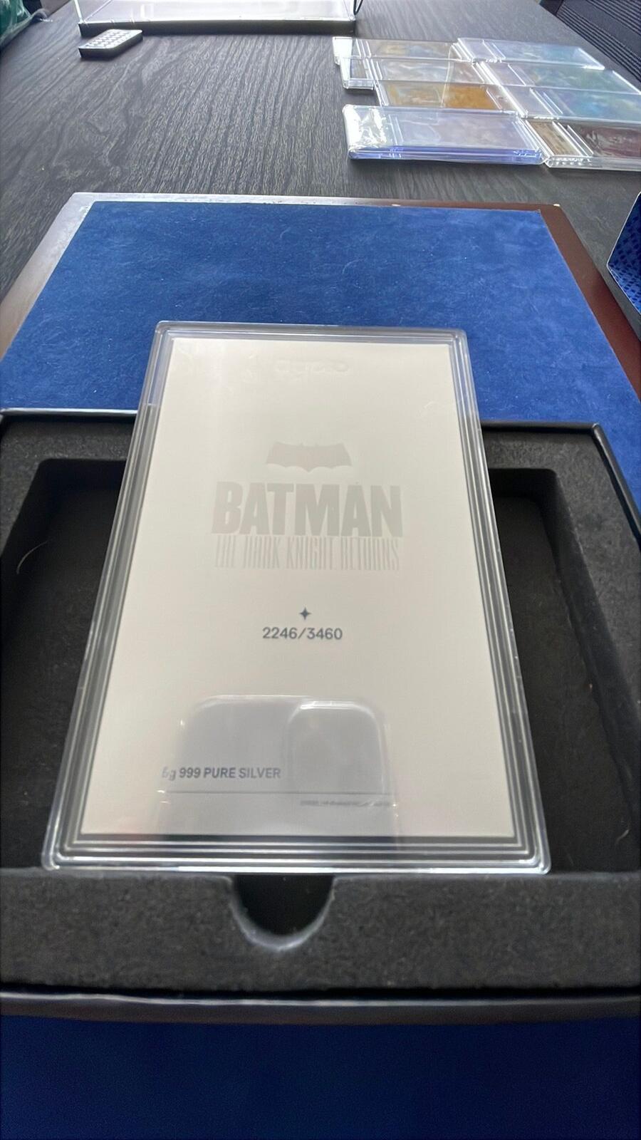 Batman The Dark Knight Returns Agoro 5g 0.999+ Silver Bullion