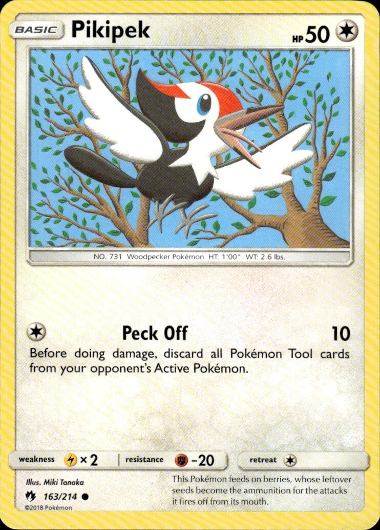 Pikipek (163) Common SM - Lost Thunder 163/214 NM