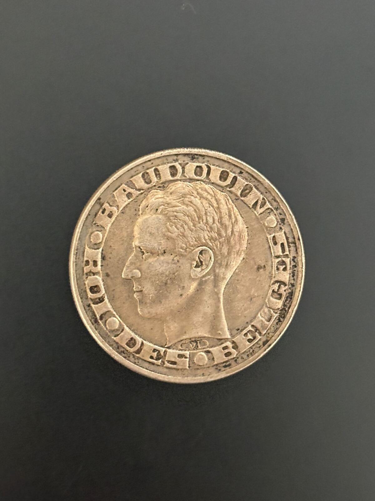 1958 50 Franc Belgian Coin