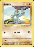 Machop Common Base Set 052/102 NM