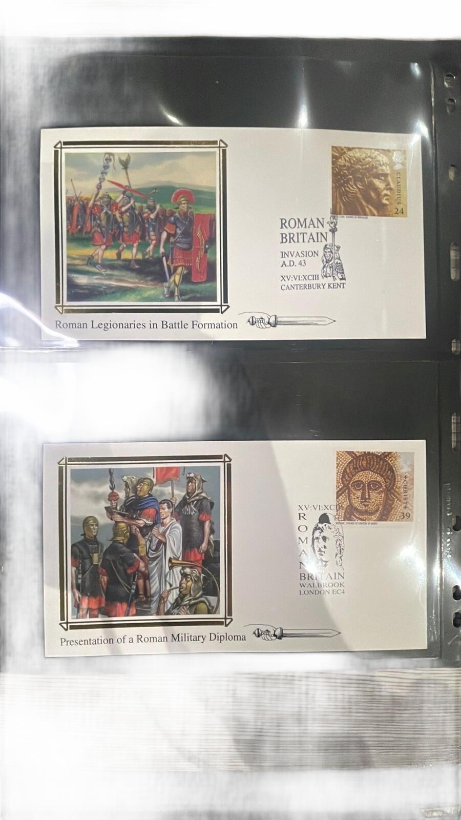 Roman Britain First Day Covers Collection
