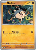 Mankey Common SV10: Destined Rivals 090/182 NM