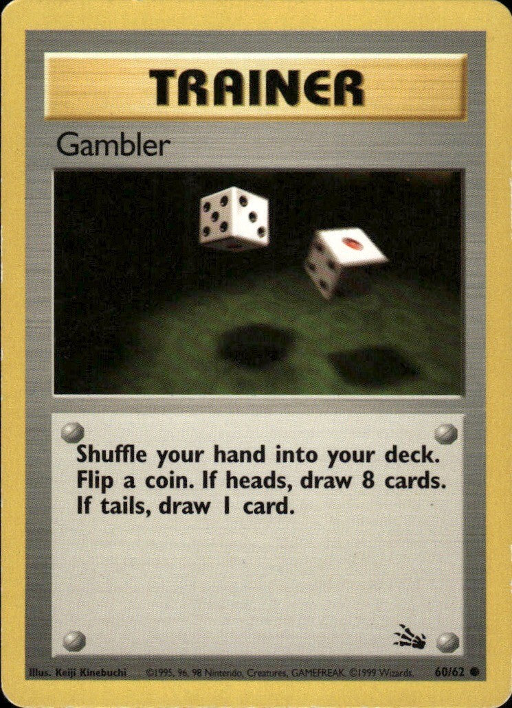 Gambler Unlimited Common Fossil 60/62 NM