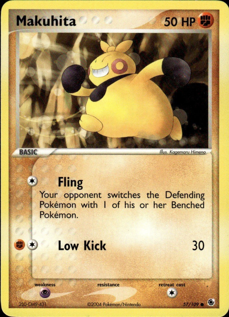 Makuhita - Common Ruby and Sapphire 57/109 NM
