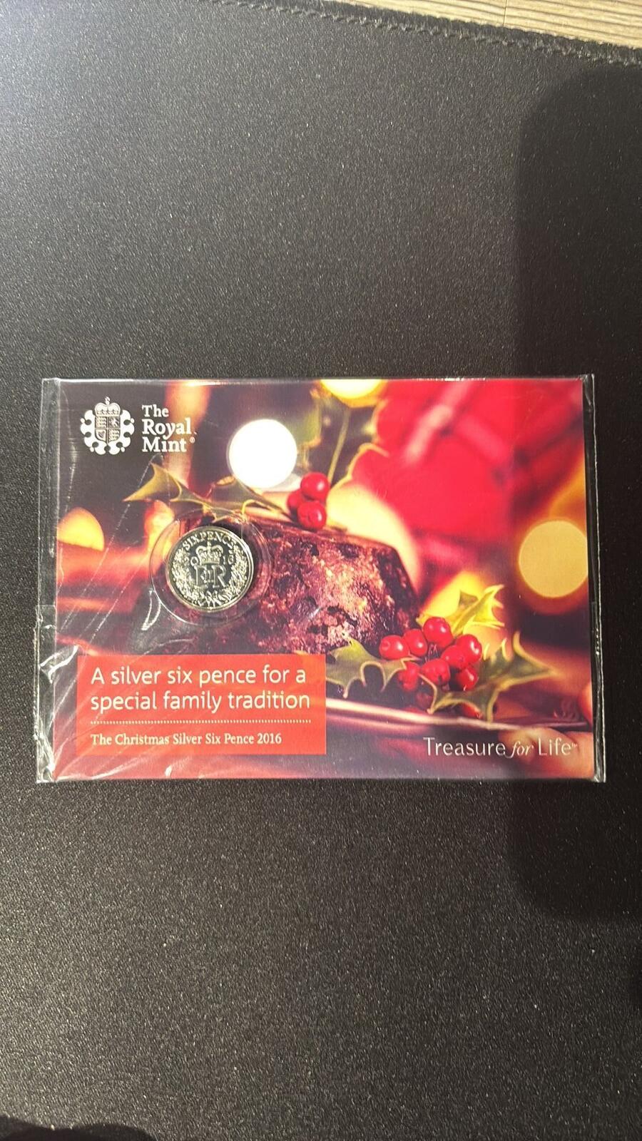 The Royal Mint 2016 Silver Six Pence Coin