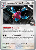 Team Rocket's Porygon-Z Reverse Holo Uncommon SV10: Destined Rivals 155/182 NM
