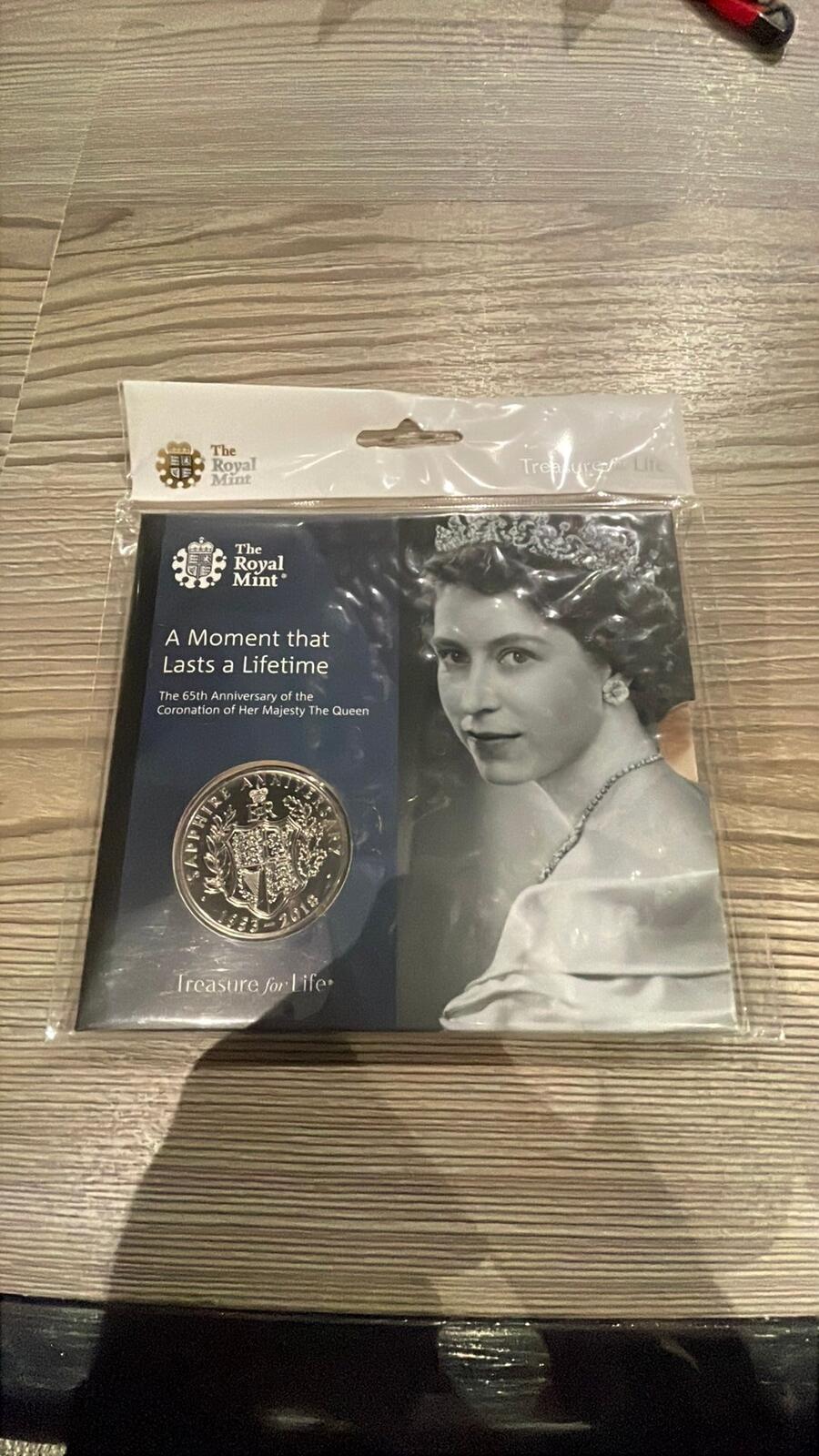 The Royal Mint 2018 £5 Coin 65th Anniversary of Queen's Coronation