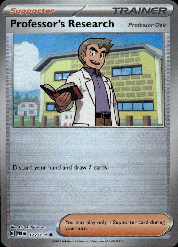 Professor's Research [Professor Oak] Reverse Holo Common SV: PE 122/131 NM