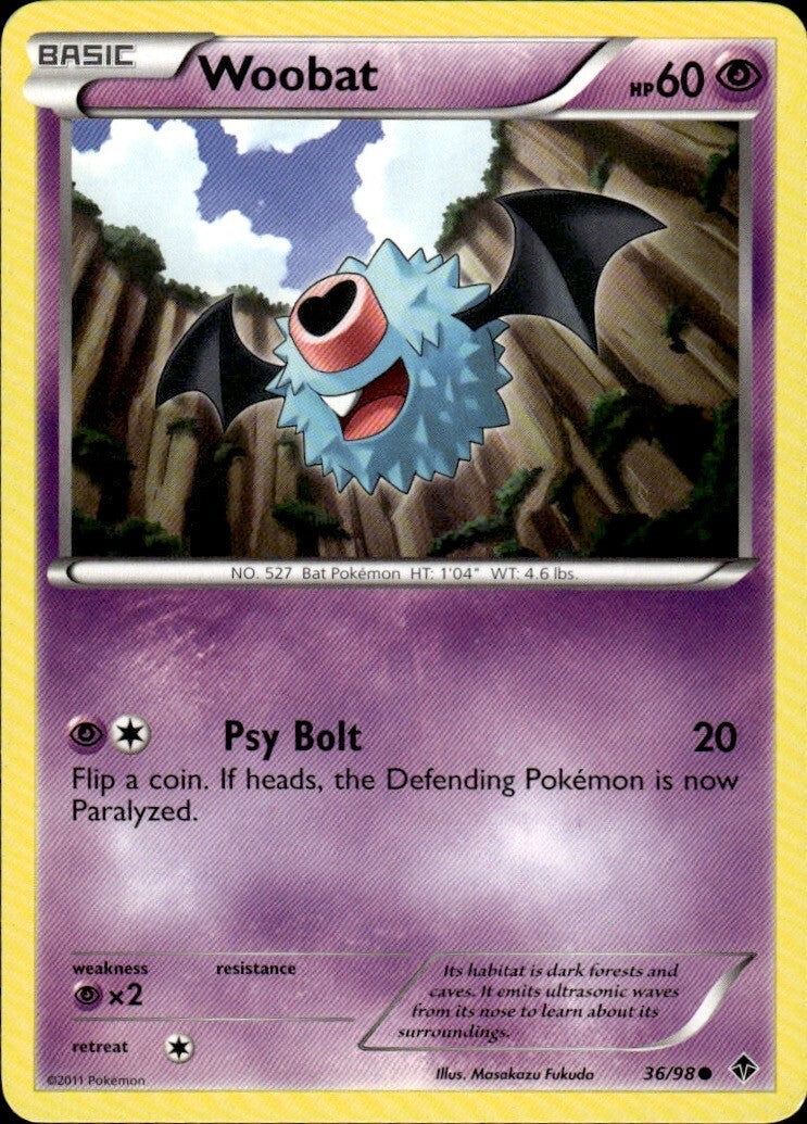Woobat Common Emerging Powers 36/98 NM