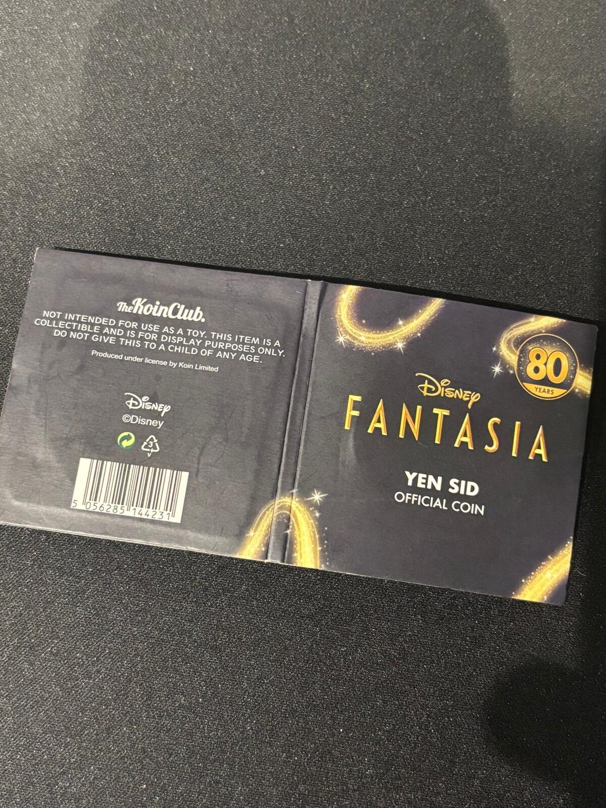 Disney Fantasia 80 Years Yen Sid Coin
