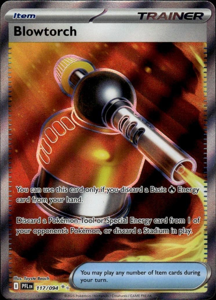 Blowtorch Holo Ultra Rare ME02: Phantasmal Flames 117/094 NM