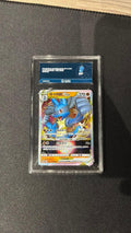 Pokemon Japanese Lucario VSTAR Card 073/128 Graded 9 Mint by Aura
