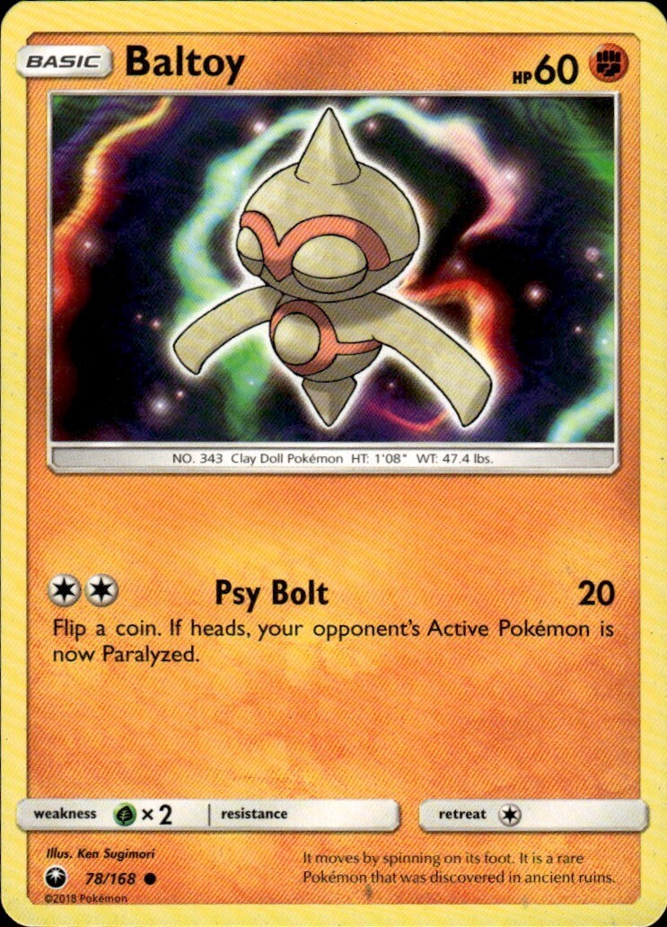 Baltoy Common SM - Celestial Storm 78/168 NM