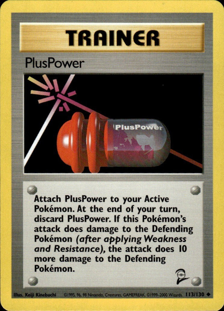 PlusPower Uncommon Base Set 2 113/130 NM
