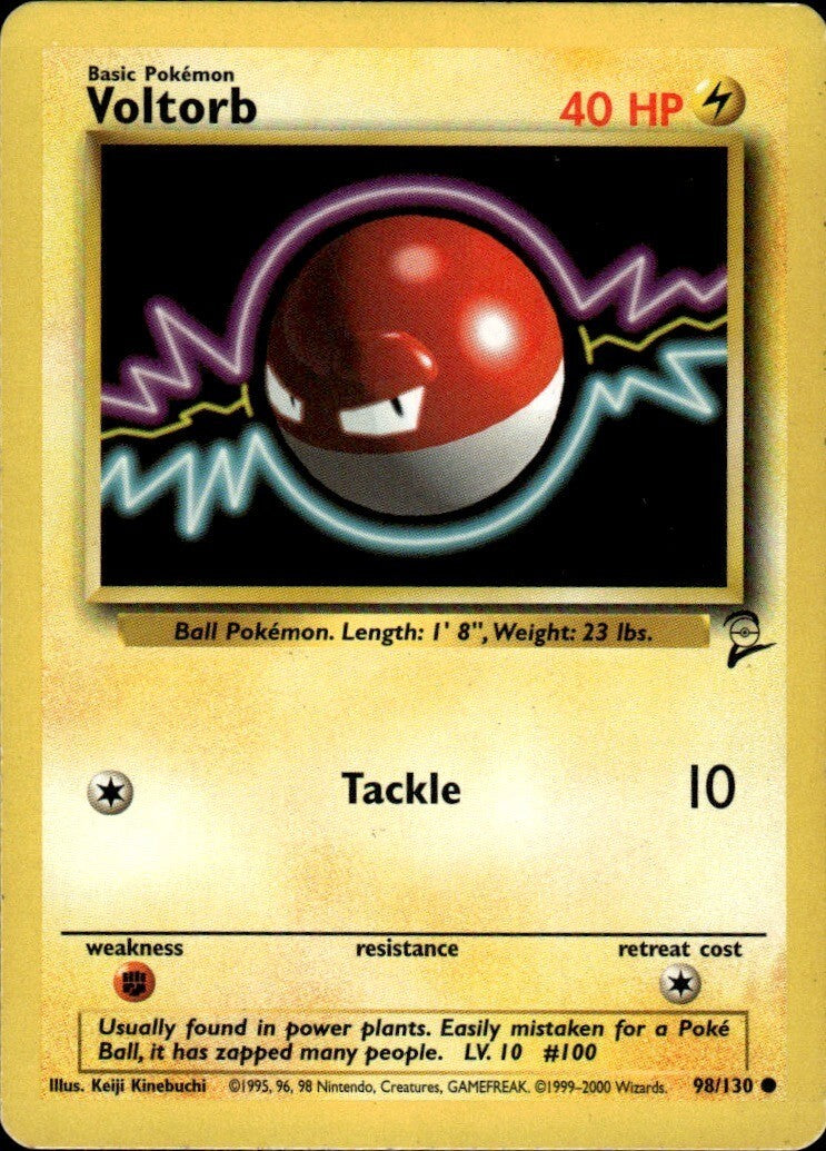 Voltorb Common Base Set 2 098/130 NM