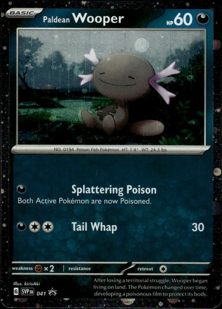 Paldean Wooper Holo Promo SV: Scarlet & Violet Promo Cards 041 NM