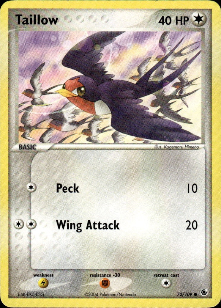 Taillow Common Ruby and Sapphire 72/109 NM