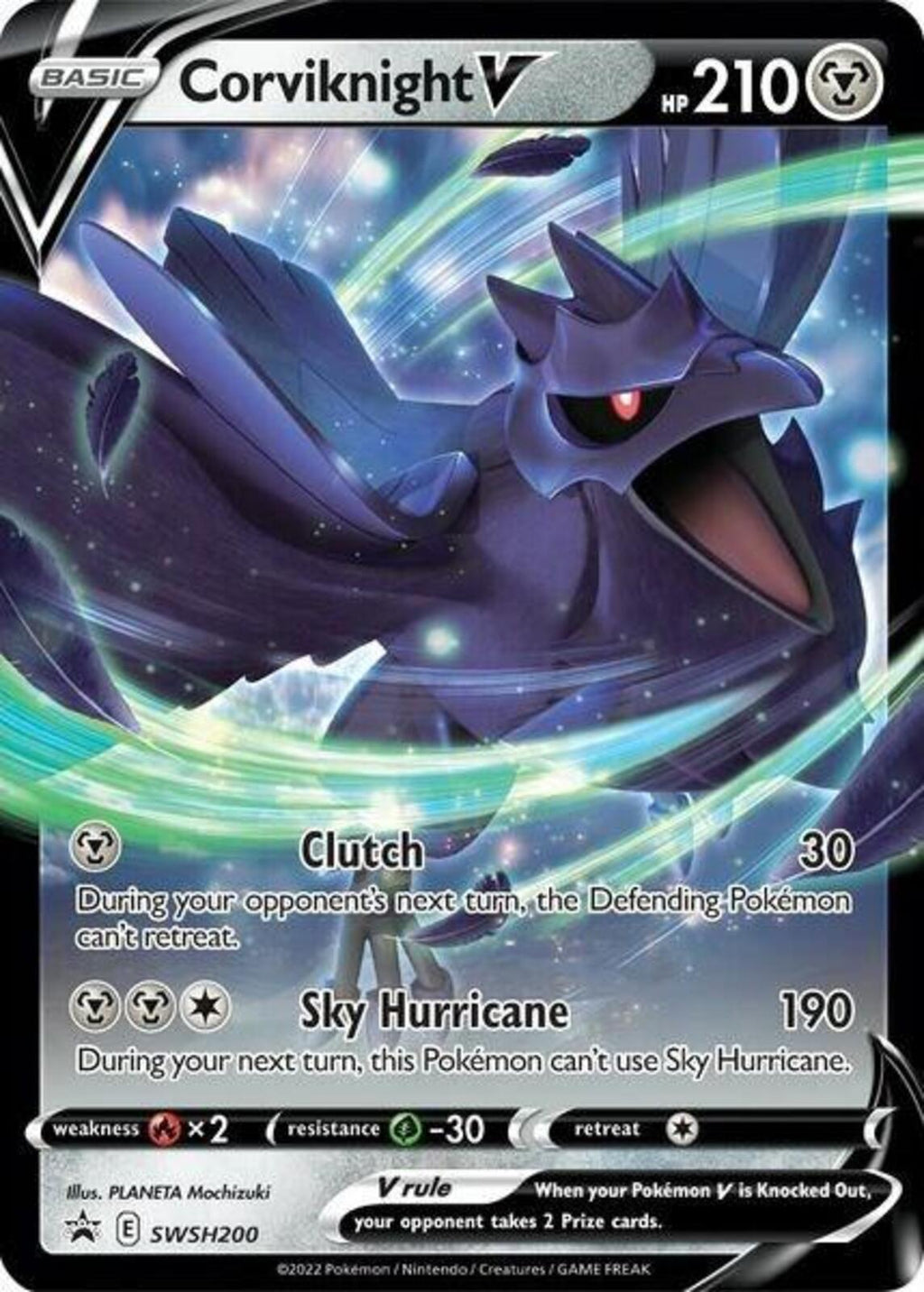 Corviknight V Holo Promo SWSH: Sword & Shield Promo Cards SWSH200 NM