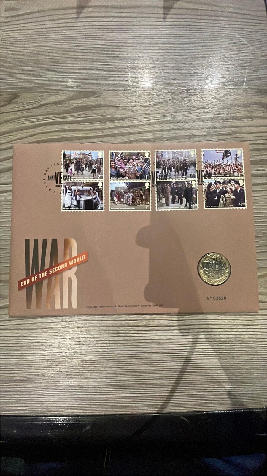 The Royal Mint 2020 End of the Second World War Commemorative Stamp and Coin Set