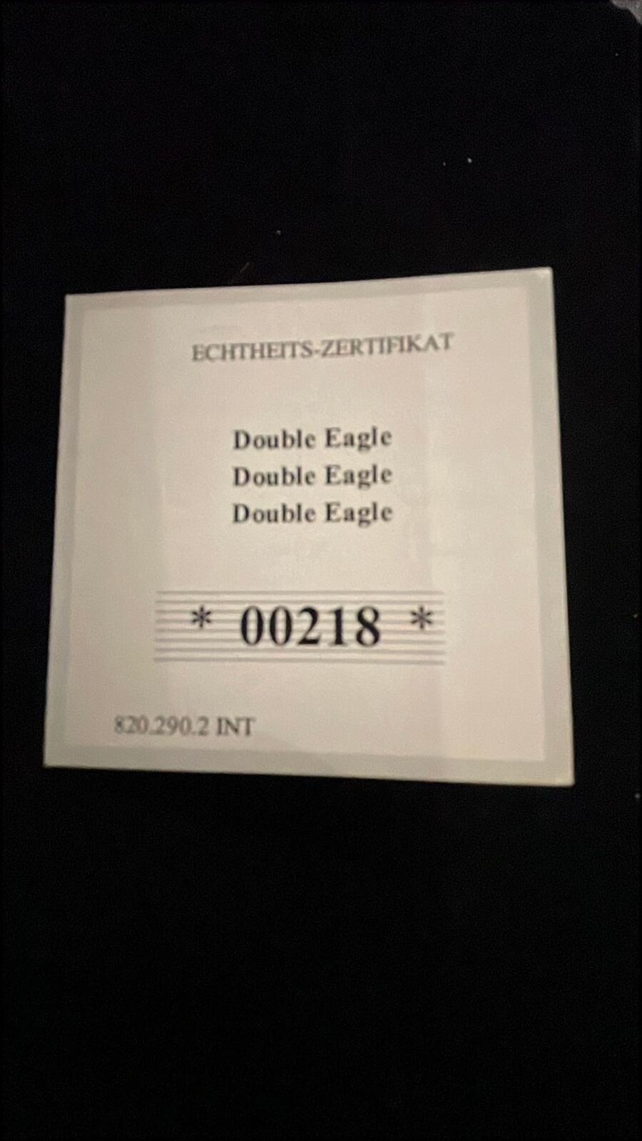 Double Eagle 2023 Proof Coin 110g Copper Gold-Plated