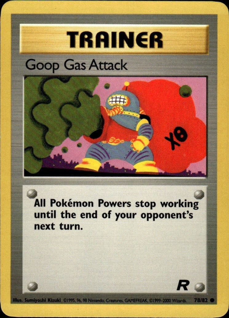Goop Gas Attack Unlimited Common Team Rocket 78/82 NM