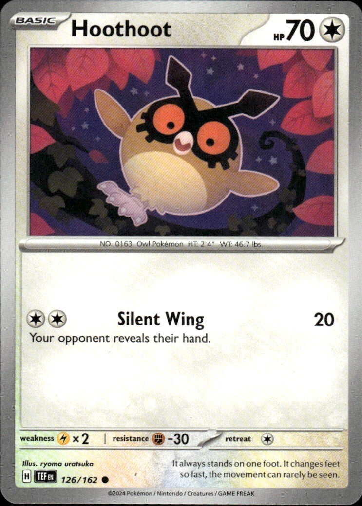 Hoothoot Common SV05: Temporal Forces 126/162 NM