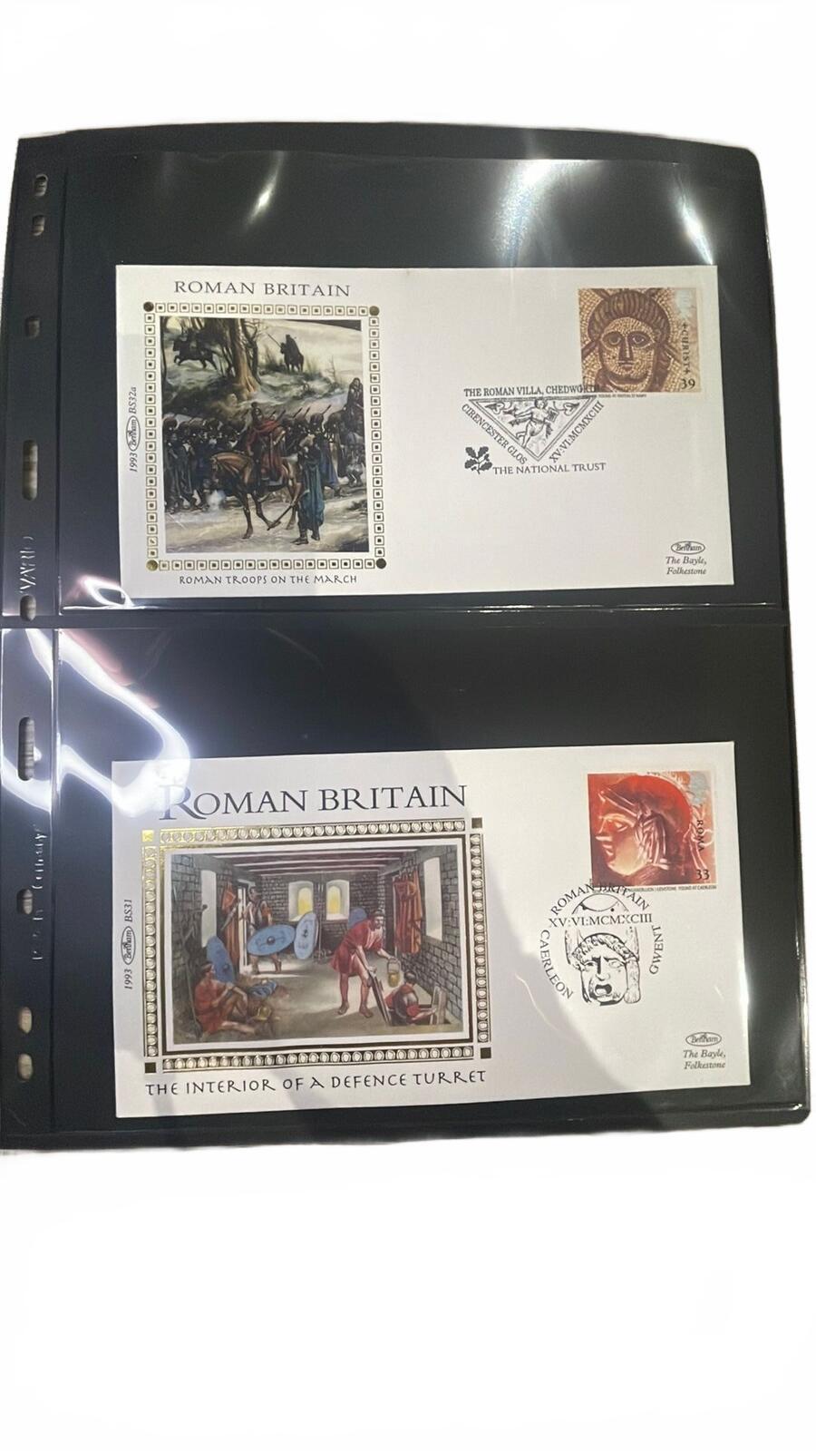 Roman Britain First Day Covers Collection