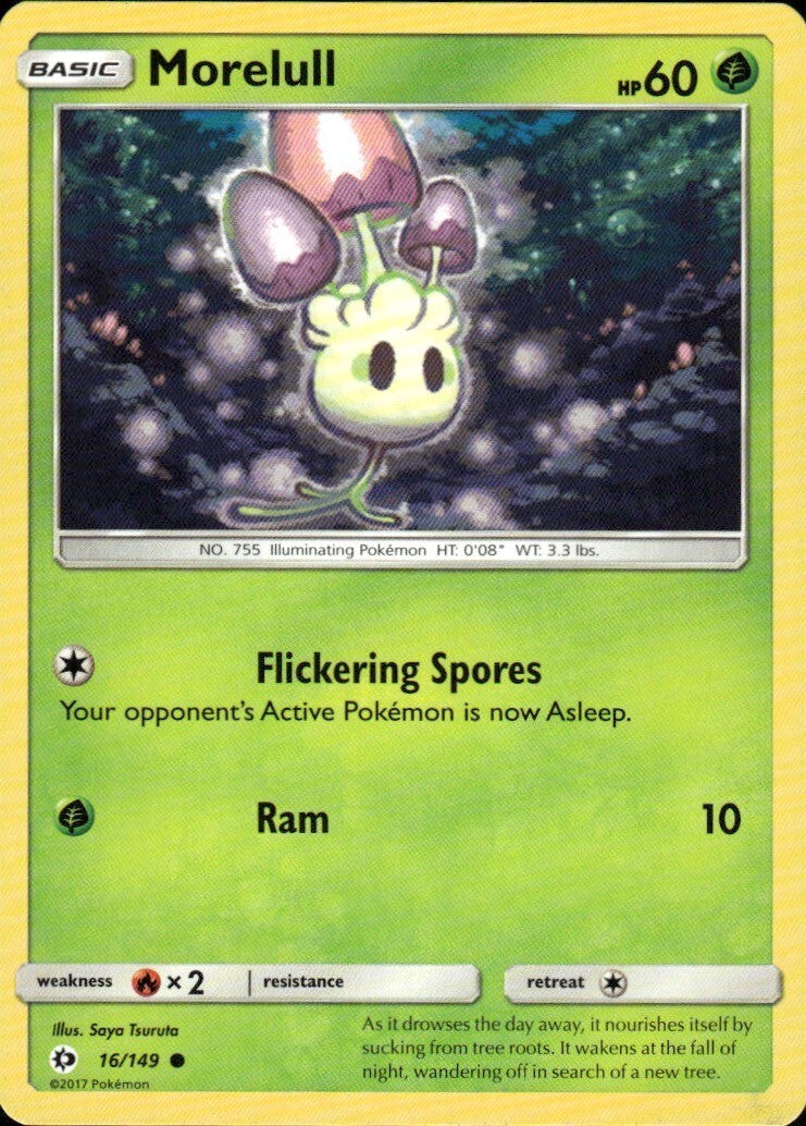 Morelull Common SM Base Set 16/149 NM
